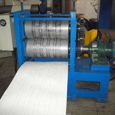 Simulation brick pattern metal embossing production line