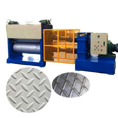 embossing machine for decorative metal sheet