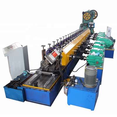 customized metal solar strut photovoltic stand channel profile forming machine