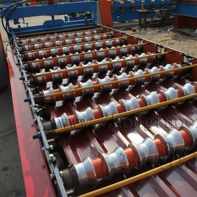 tr35 roofs roll forming machine ,panel construction machine